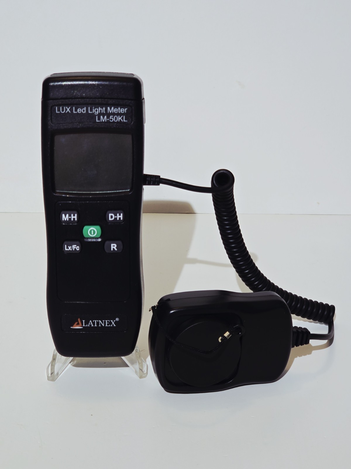 LATNEX Light Meter LM-50KL Measures Lux/Fc LED Fluorescent Industrial Household