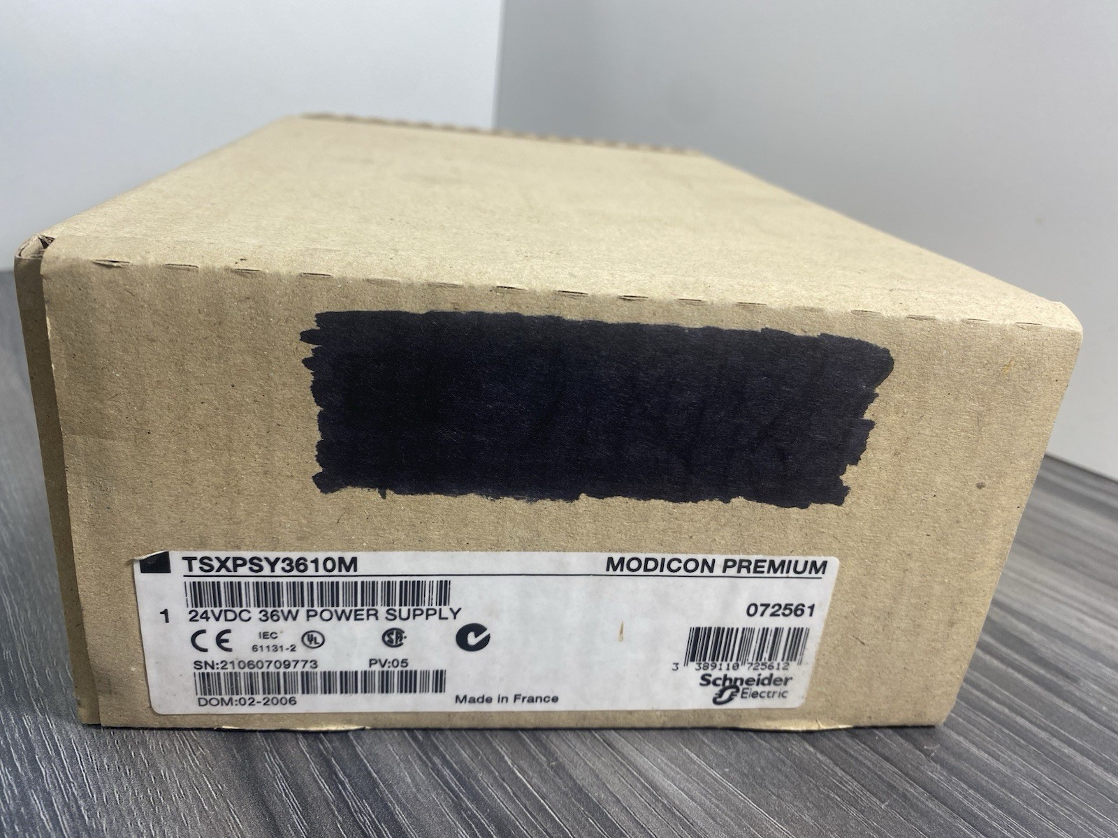 Schneider Electric Modicon Premium TSXPSY3610M 24VDC 36W Power Supply 072561 USA