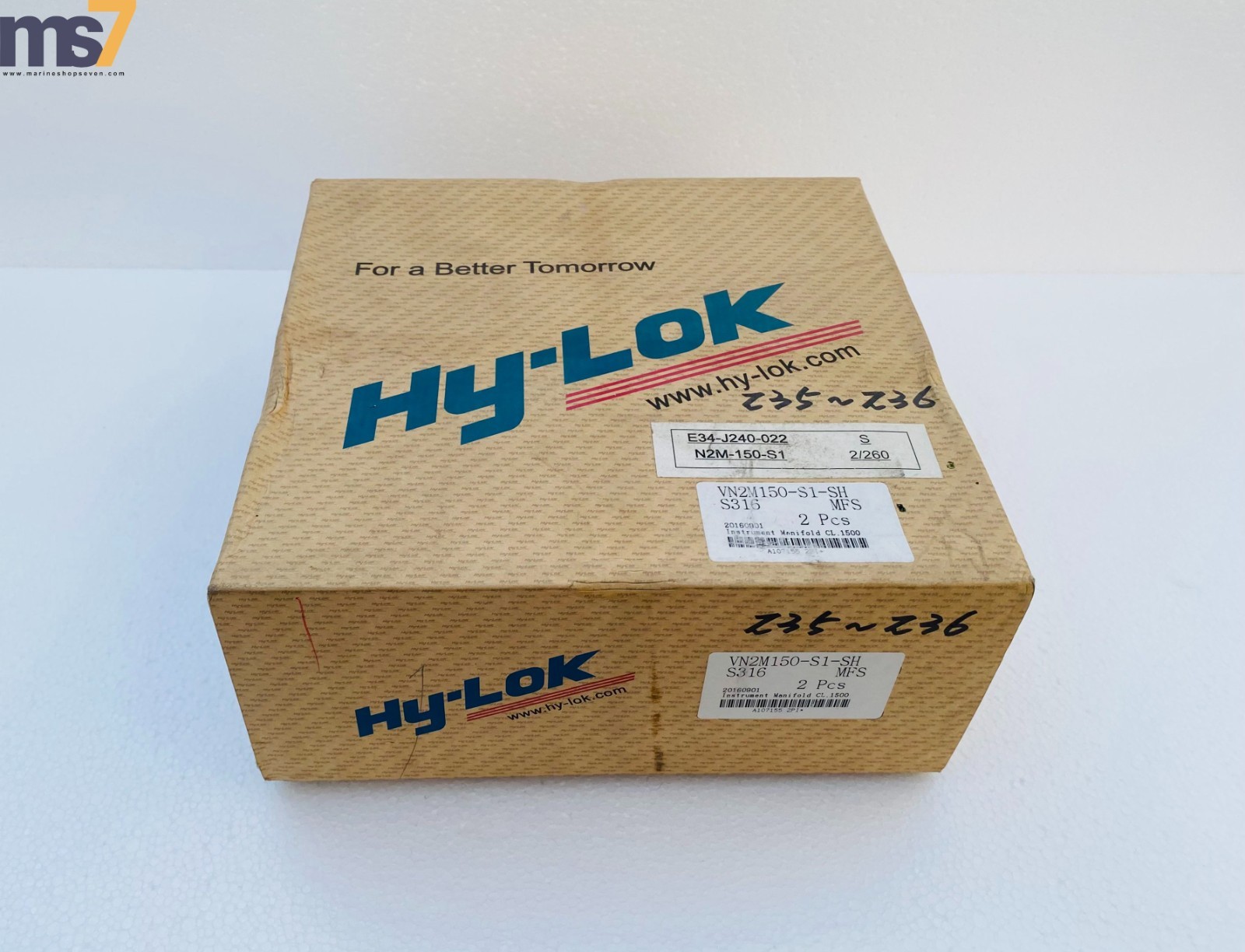 HY-LOK VT2M150-S1-SH INSTRUMENT MANIFOLD STAINLESS STEEL 3/8″ 3600 PSI #SET OF 2