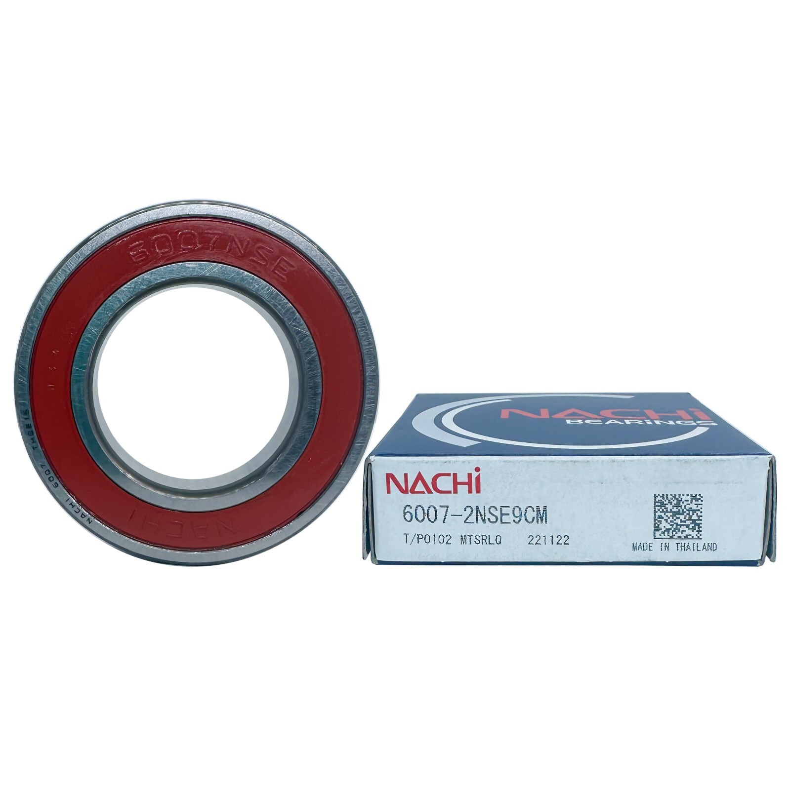 NACHI Bearings 6007-2NSE 35X62X14MM Double Rubber Seal Ball Bearings