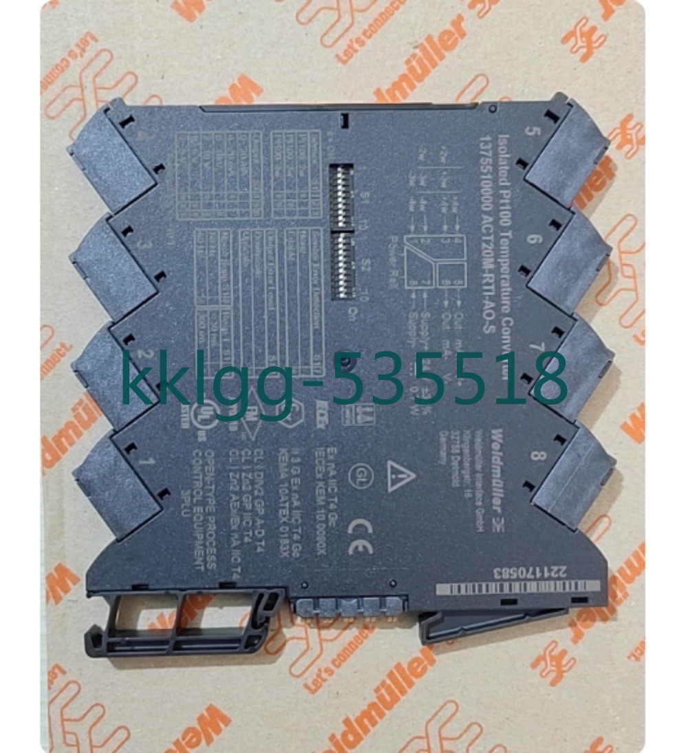 1 PCS NEW Weidmuller ultra-thin signal isolator ACT20M-RTI-AO-S 1375510000