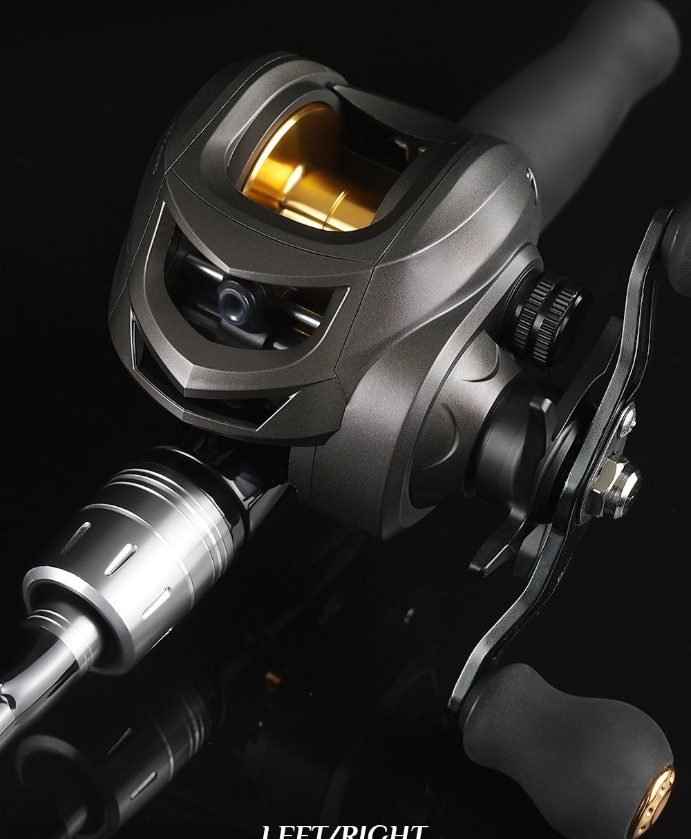 Rooblinos AK Baitcasting Reel 7.2:1 18LB Max Drag Freshwater Saltwater 2+1BB Pro