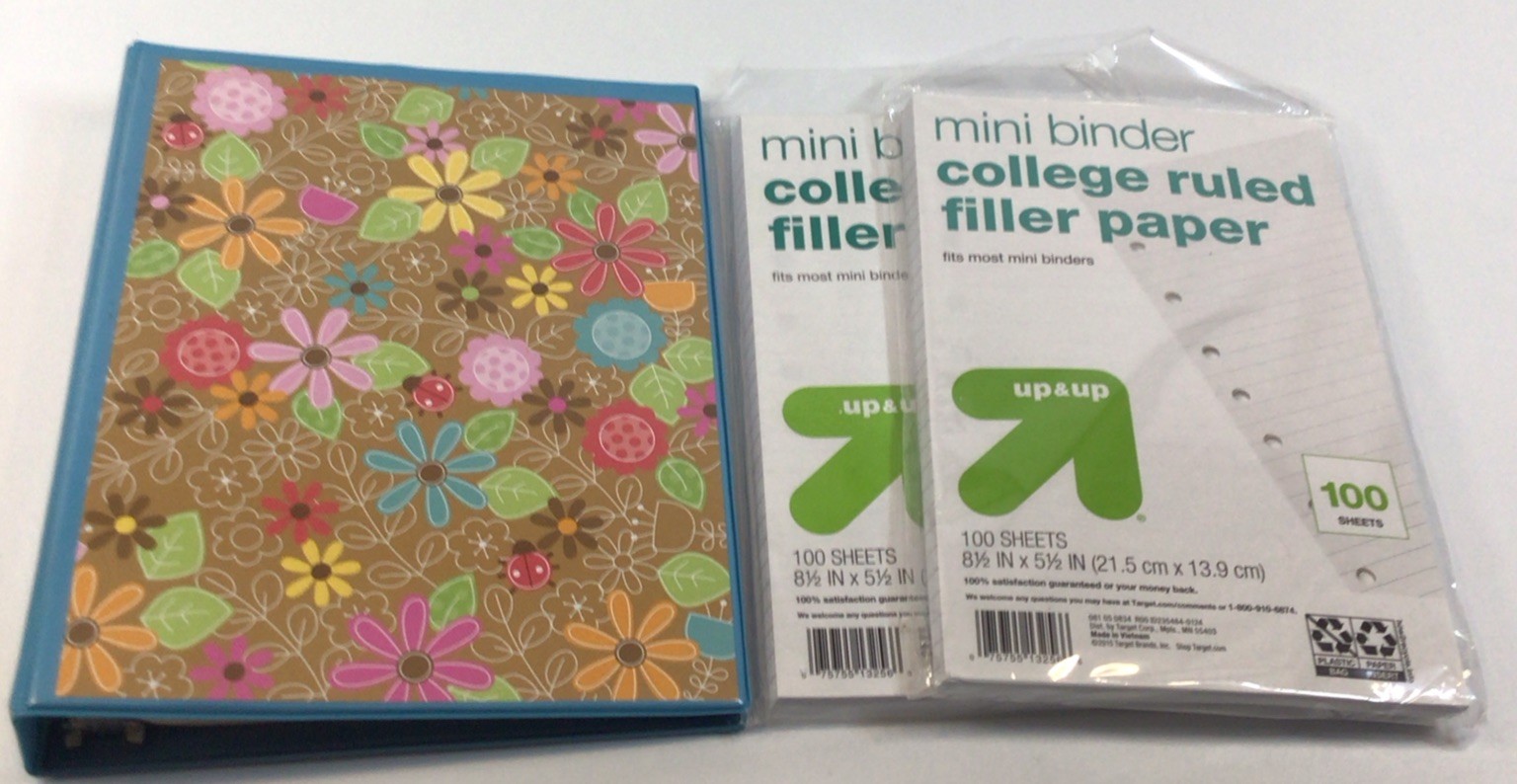 Avery Mini Size Protect and Store View Binder w/3 Round Rings – Pre Owned