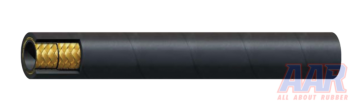 HYDRAULIC HOSE100FT R2T06 3/8 SAE W.P. PSI 4800 2WIRE FREE SHIPPING