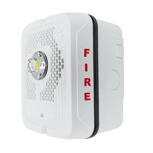System Sensor SPSWKLED Speaker Strobe LED White Wall Outdoor