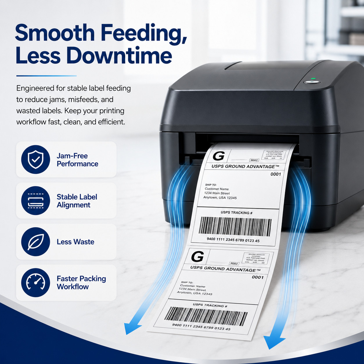30256 Shipping Label 2-5/16″ x 4″ For DYMO LabelWriter 300 310 320 330 400 450