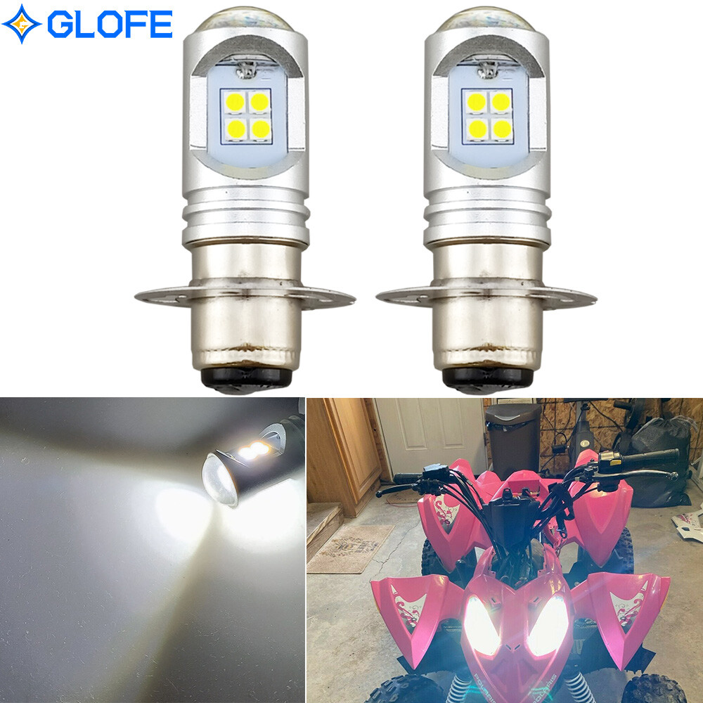 2 Bright LED Light Bulbs for Kubota L1500 L2000 L2200 12V 35/35w Headlights Bulb
