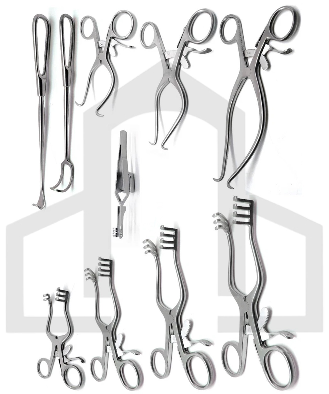 Weitlaner Gelpi Retractors Surgical Veterinary Instruments 10 Pcs Set