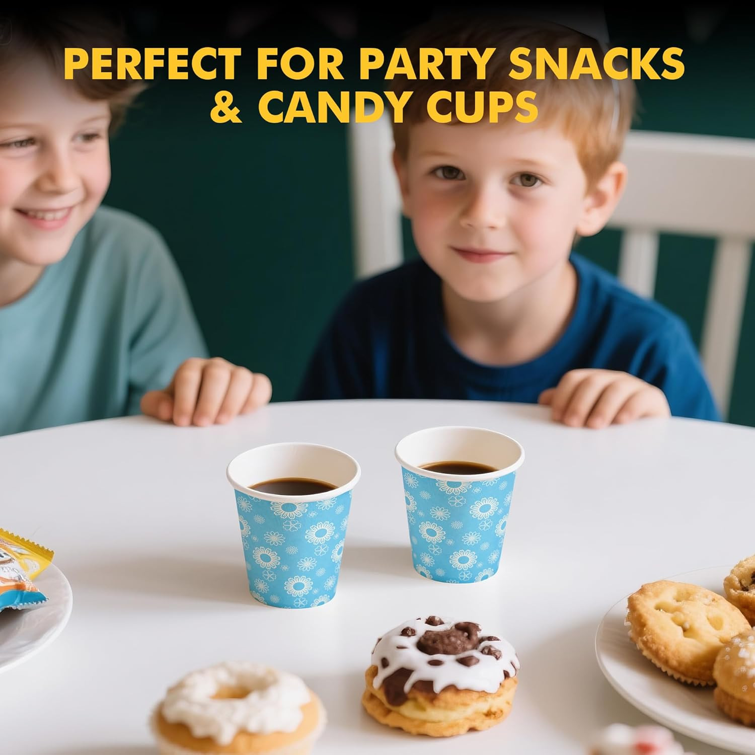 [300 Pack] Paper Cups 3 Oz, Bathroom Cups 3 Oz, Disposable Bathroom Paper Cups,