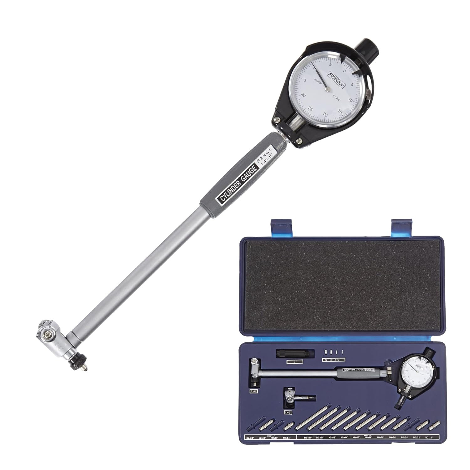 52-646-400-0 , Extender Dial Bore Gage Kit with 1.4-6″ Measuring Range