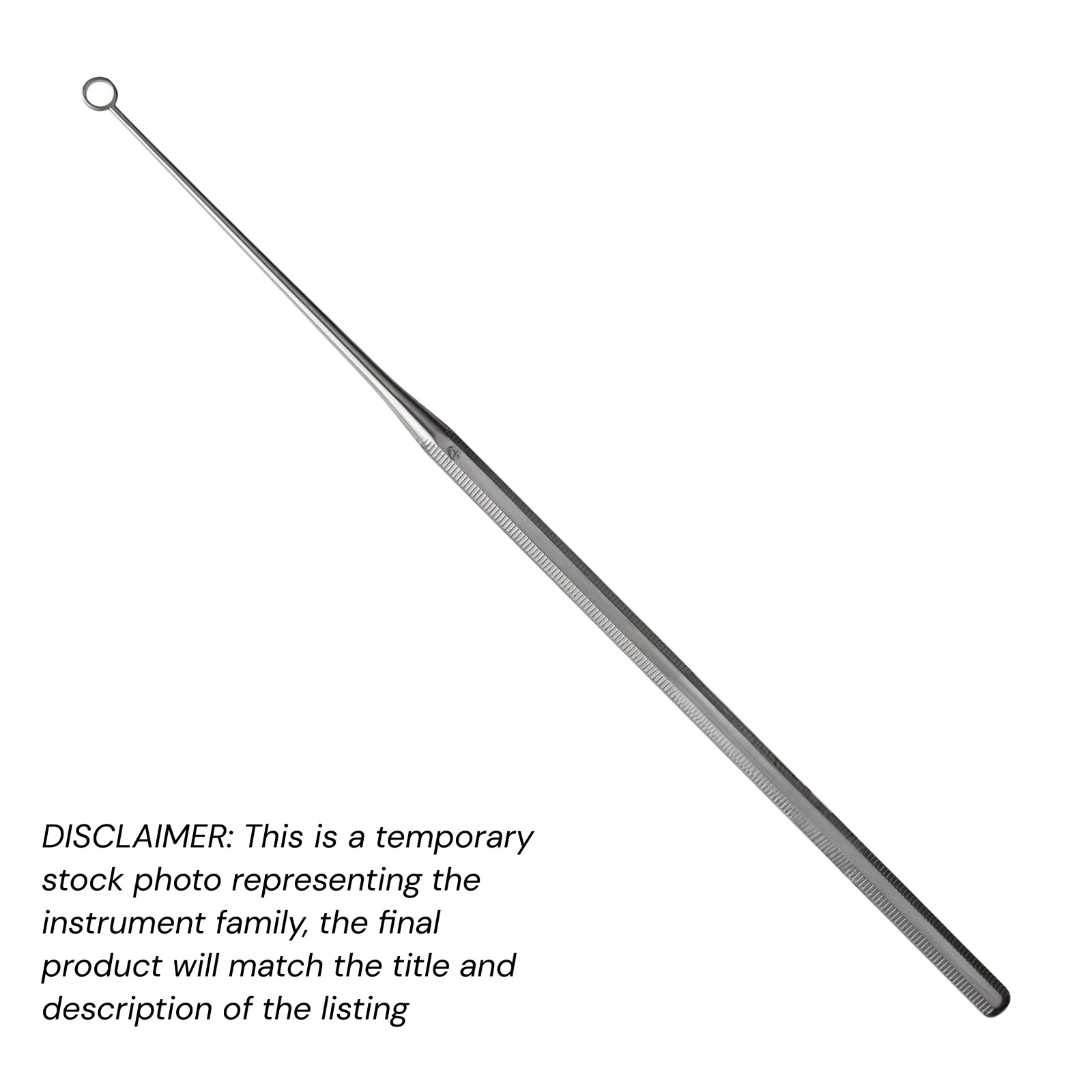 Buck Ear Curette 5.75″ Angled Blunt #2 (4 mm) Stainless Volaris Economy