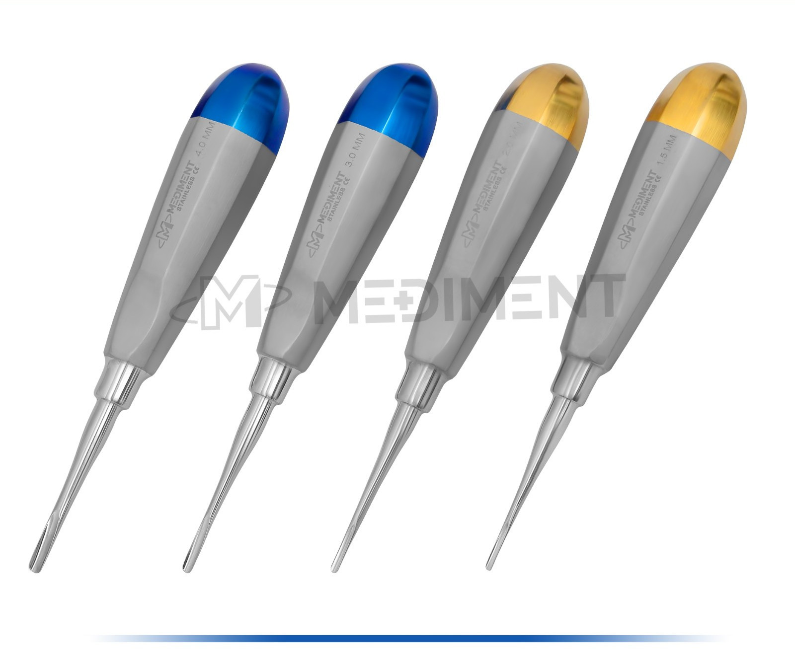 Dental Elevators Tooth Extraction Luxating Root Tip Set of 4 Dental German
