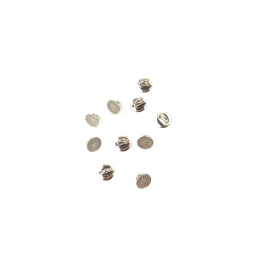 10PCS Orthodontic Lingual buttons Round/Rectangle Direct Bond Eyelets mesh base