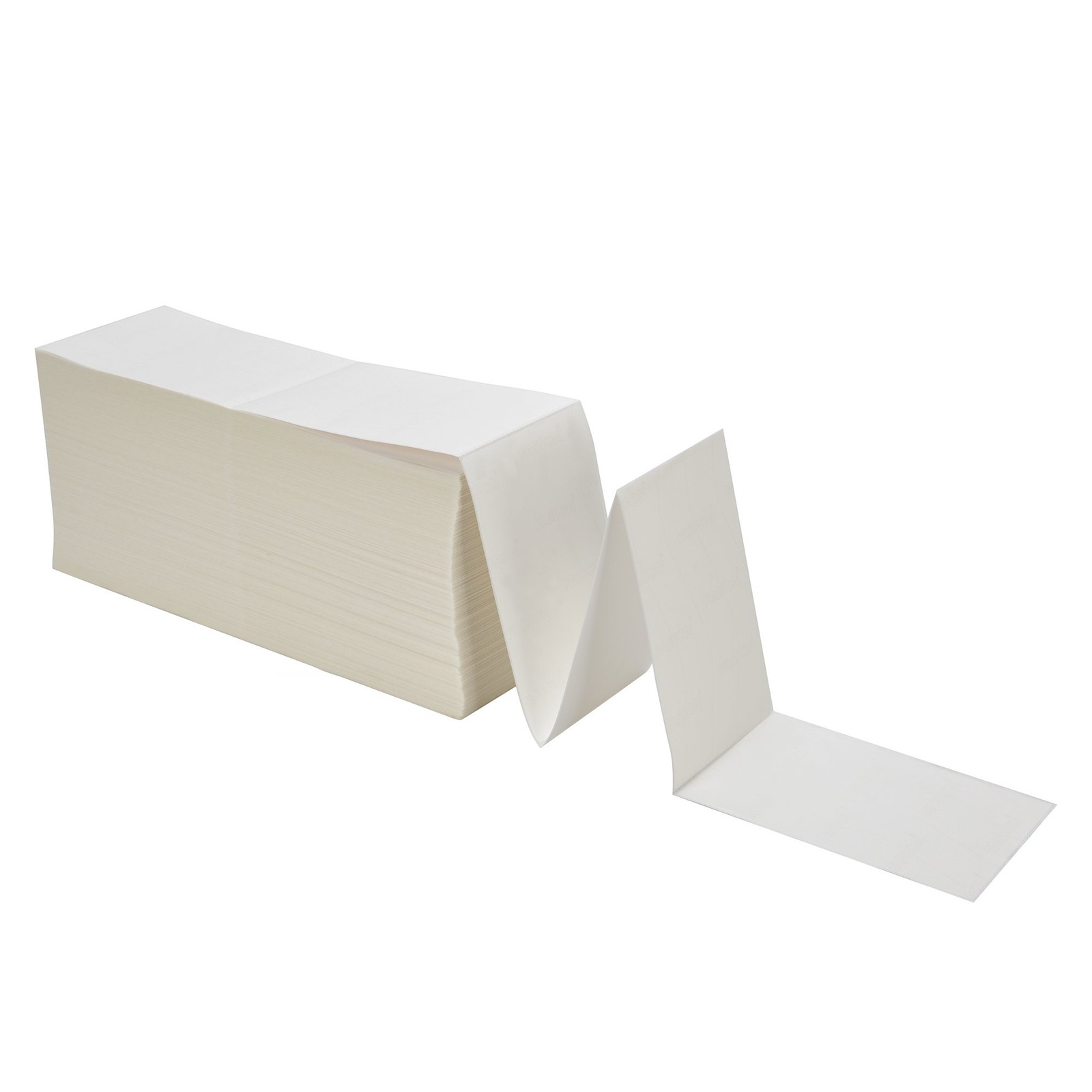 4000 Fanfold 4″ x 6″ Direct Thermal shipping Barcode Labels Zebra Free Shipping