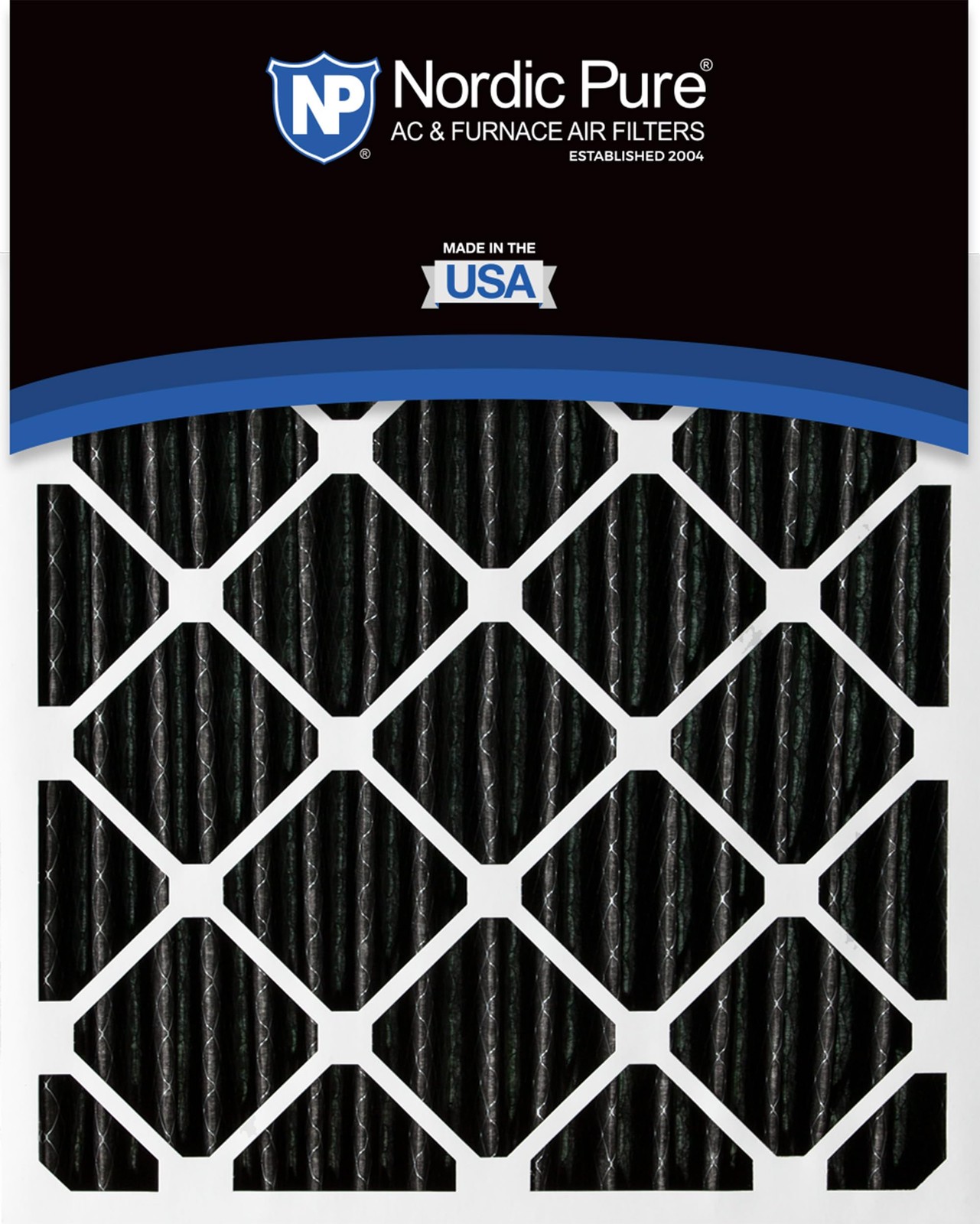 Nordic Pure 20X24X4 Actual Size 19 3/8 X 23 3/8 X 3 5/8 Pleated Air Filter Merv