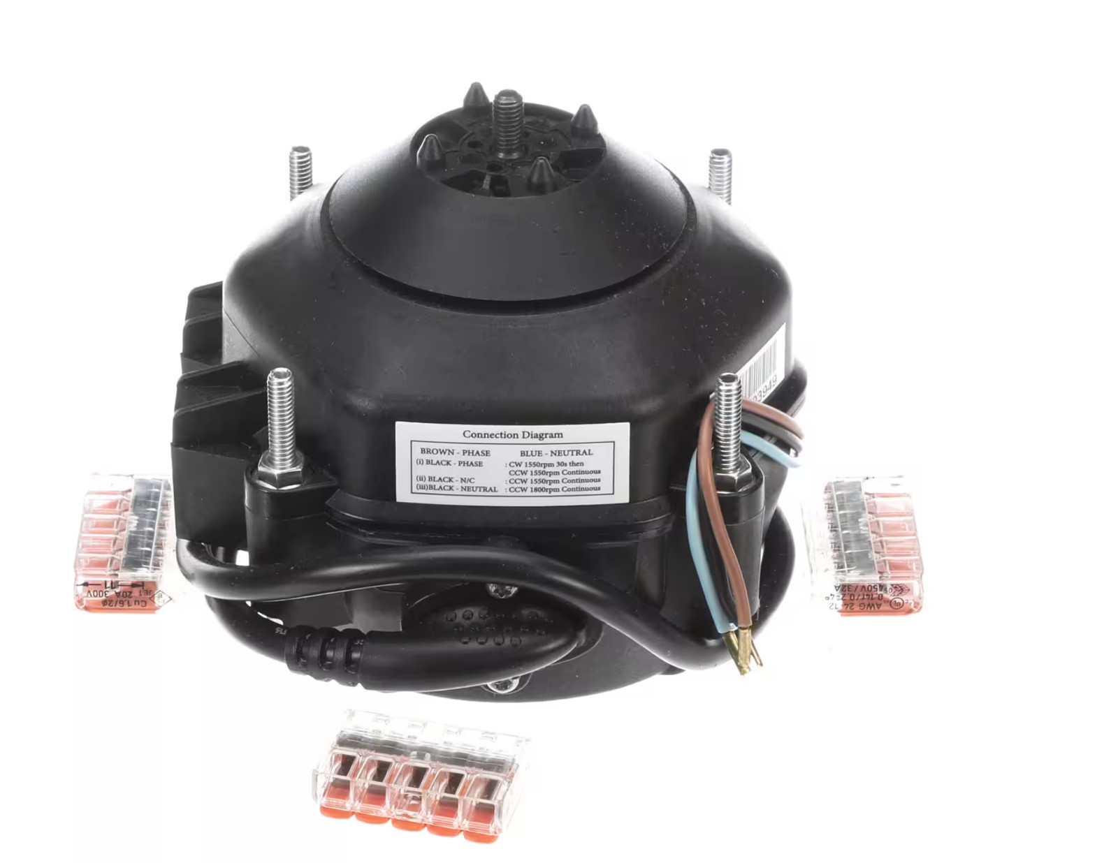 True 836283 OEM Fan Motor Kit, 100-240 Volt, 50/60HZ, 1800 Watt