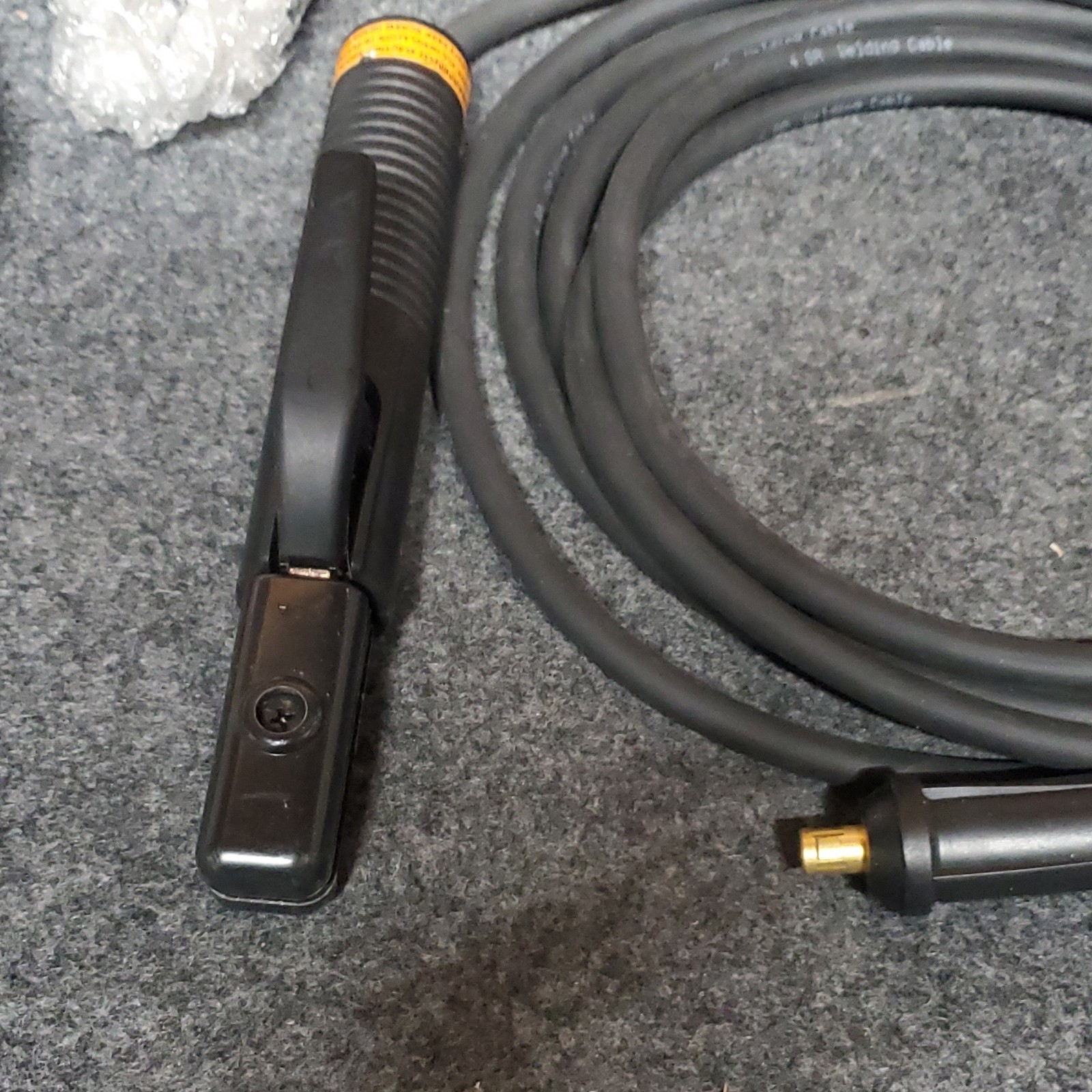 Electrode Holder & Cable with Copper Electrode for Stick Welding