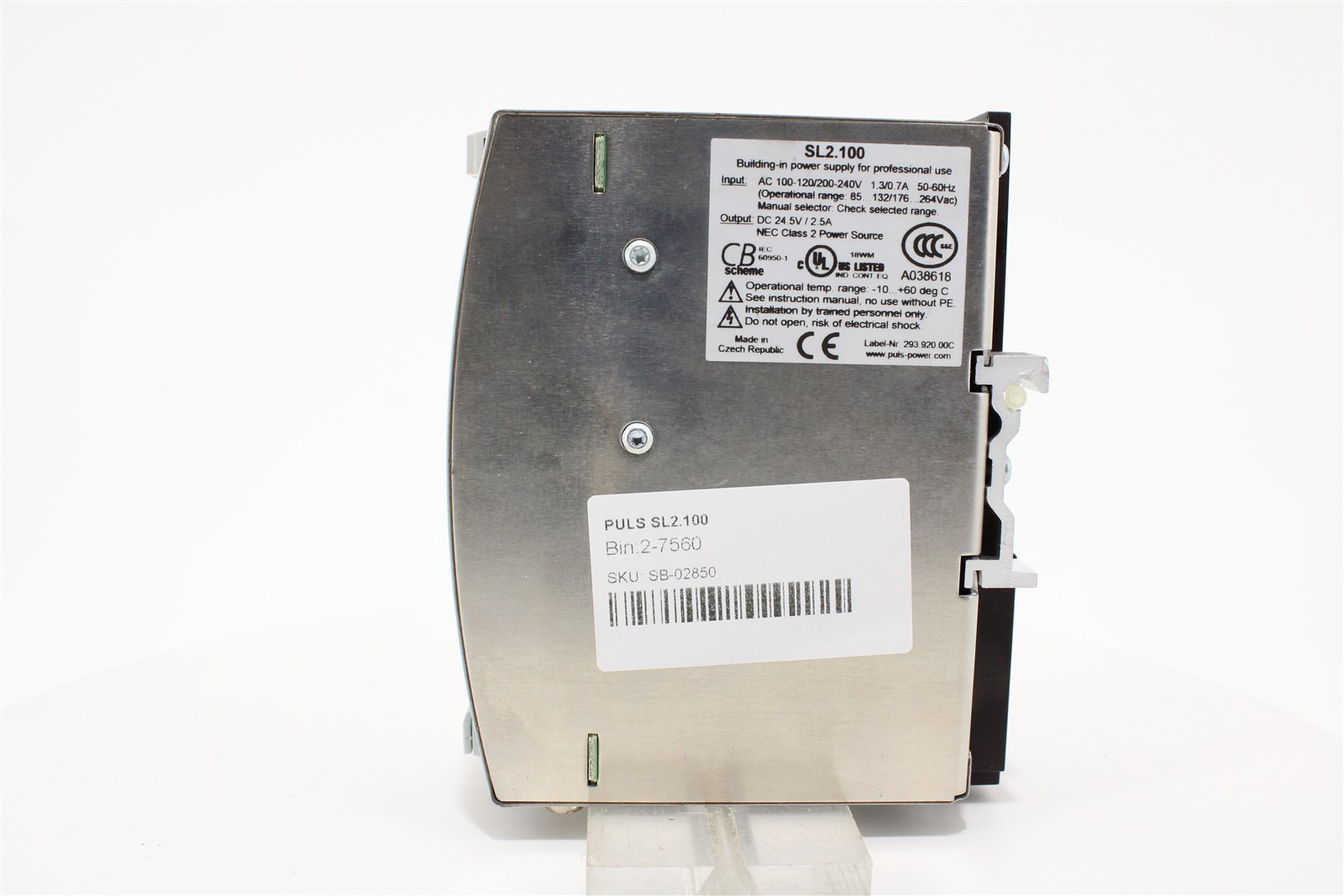 PULS SL2.100 SilverLine DIN Rail Power Supply | 24V DC | 2.5A | 60W