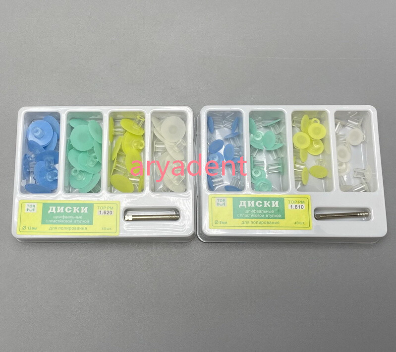 Dental Composite Resin Finishing Polishing Discs Strips + Mandrel Assorted Set