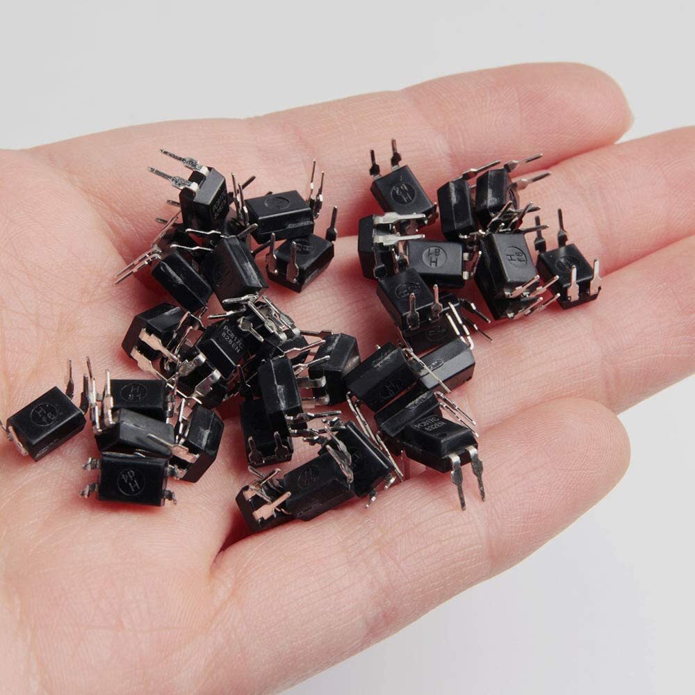 100pcs PC817 EL817C LTV817 PC817-1 80V 20mA OPTOCOUPLER Phototransistor DIP-4