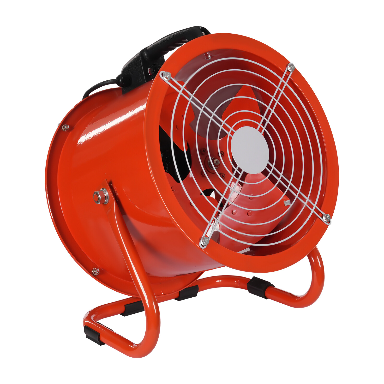 Axial Blower Exhaust Fan 12″ Portable Exhaust Fan Utility Blower Fan Ventilation