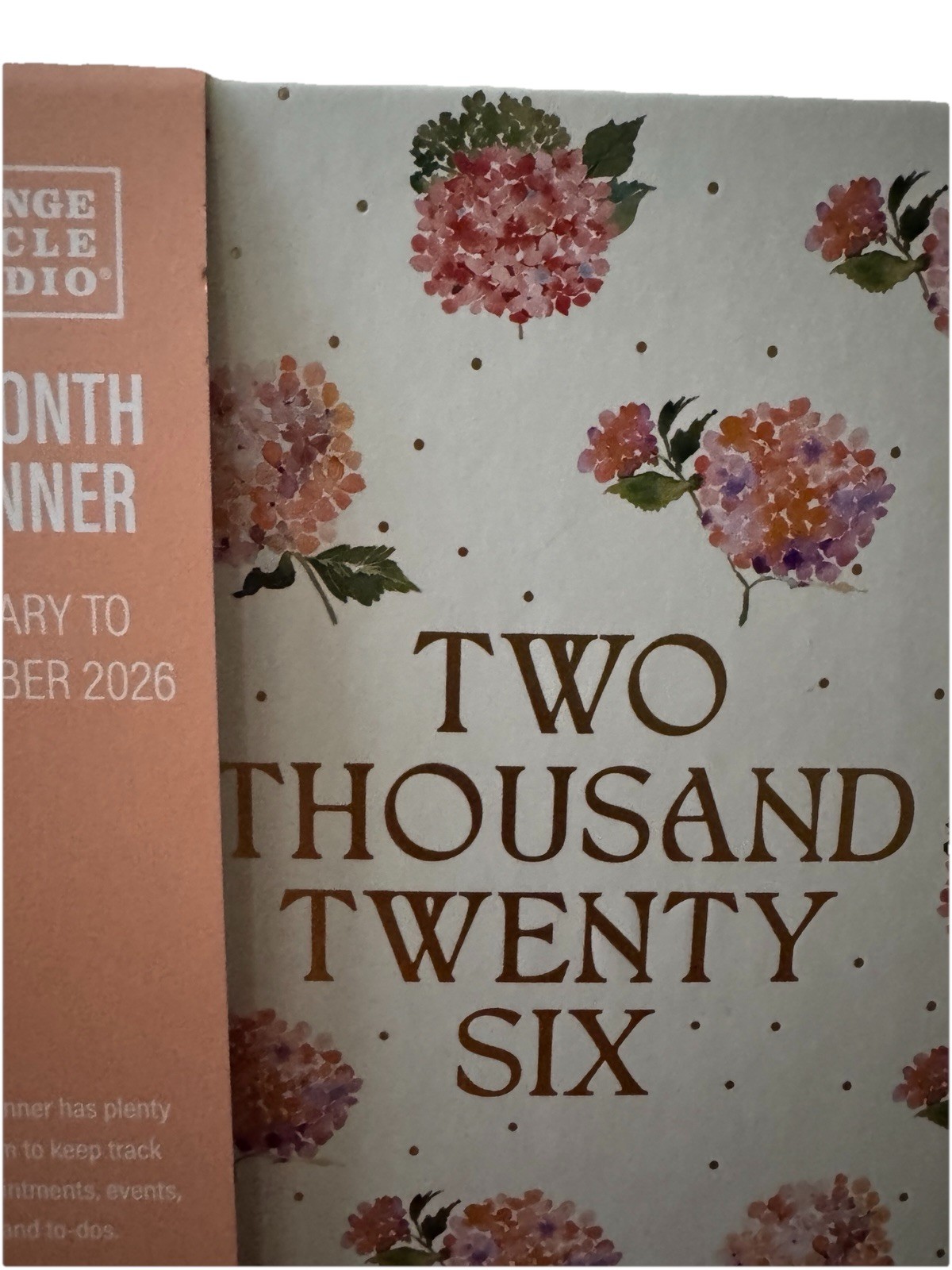2026 Monthly Planner 12 months Planner Orange Circle Studio 8×7” Jan- Dec 2026
