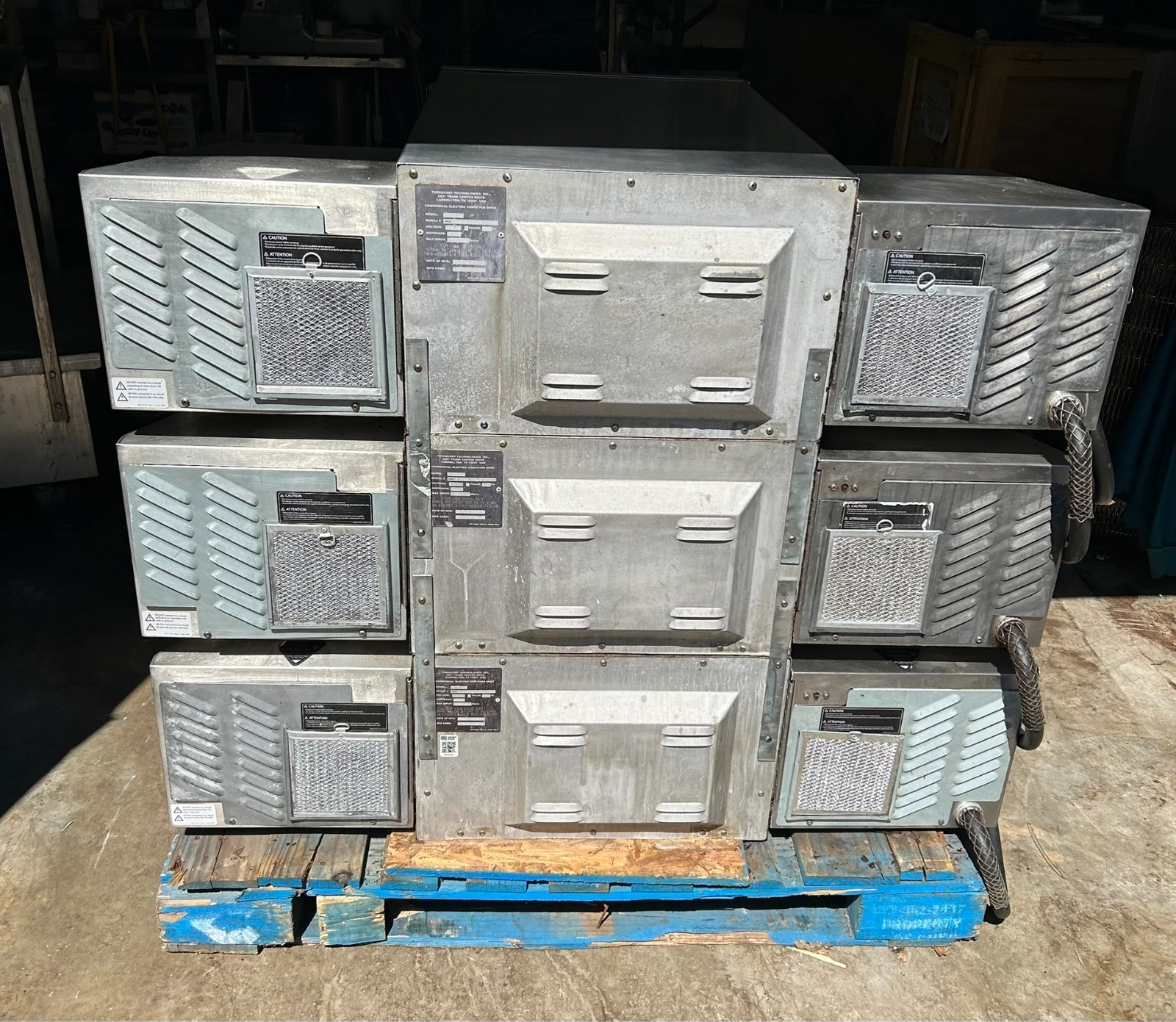 Turbochef HHC2020 Triple Stack High Speed Conveyor Pizza Ovens Fully Refurbished