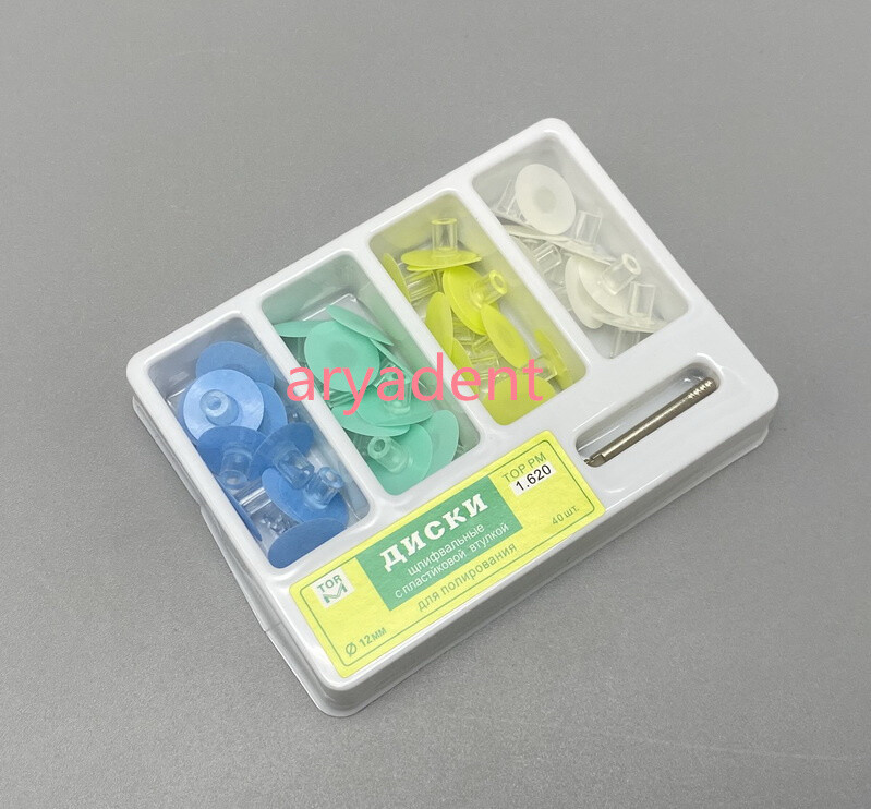 Dental Composite Resin Finishing Polishing Discs Strips + Mandrel Assorted Set