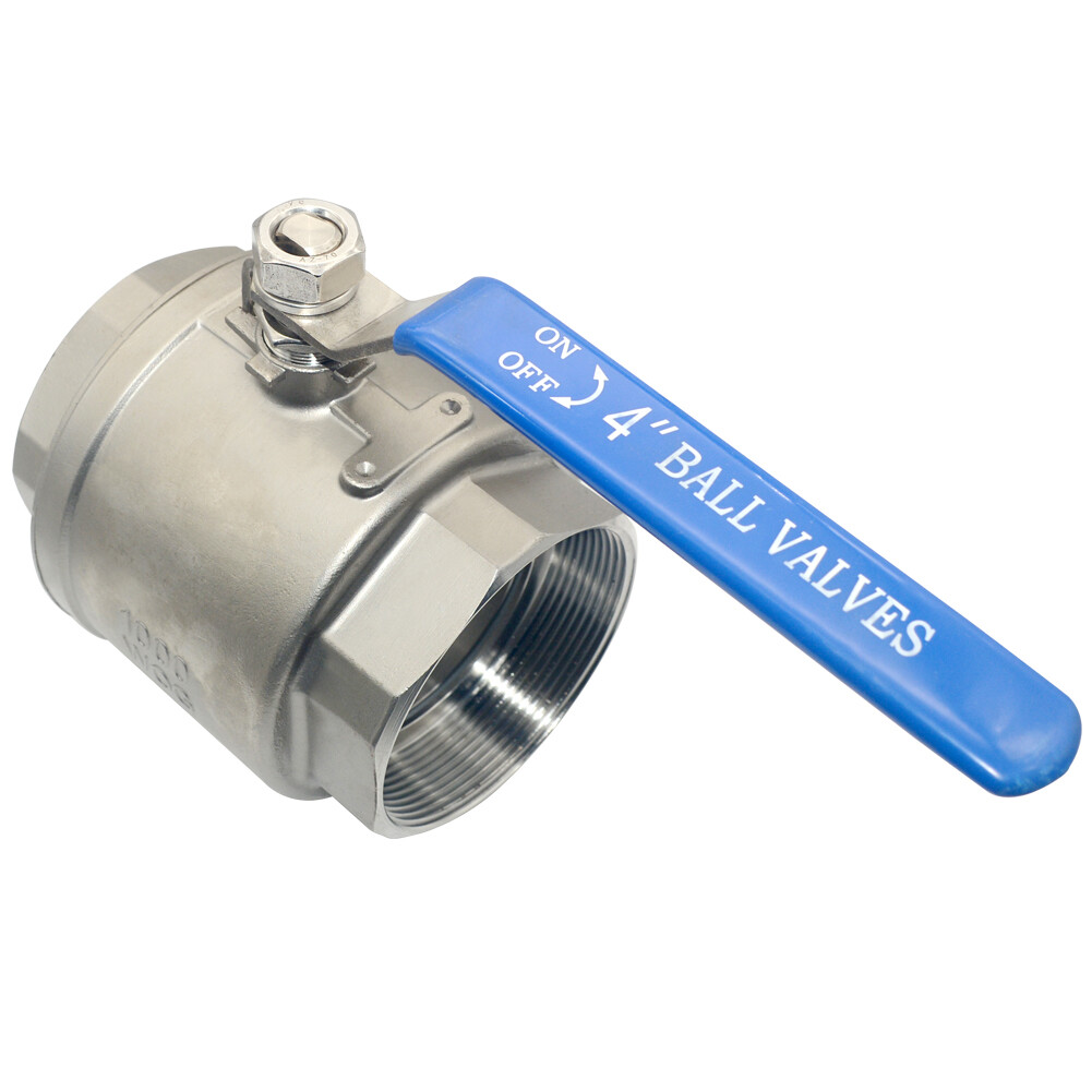4″ inch Ball Valve 316 Stainless Steel NPT Full Port 1000 WOG for Water oil
