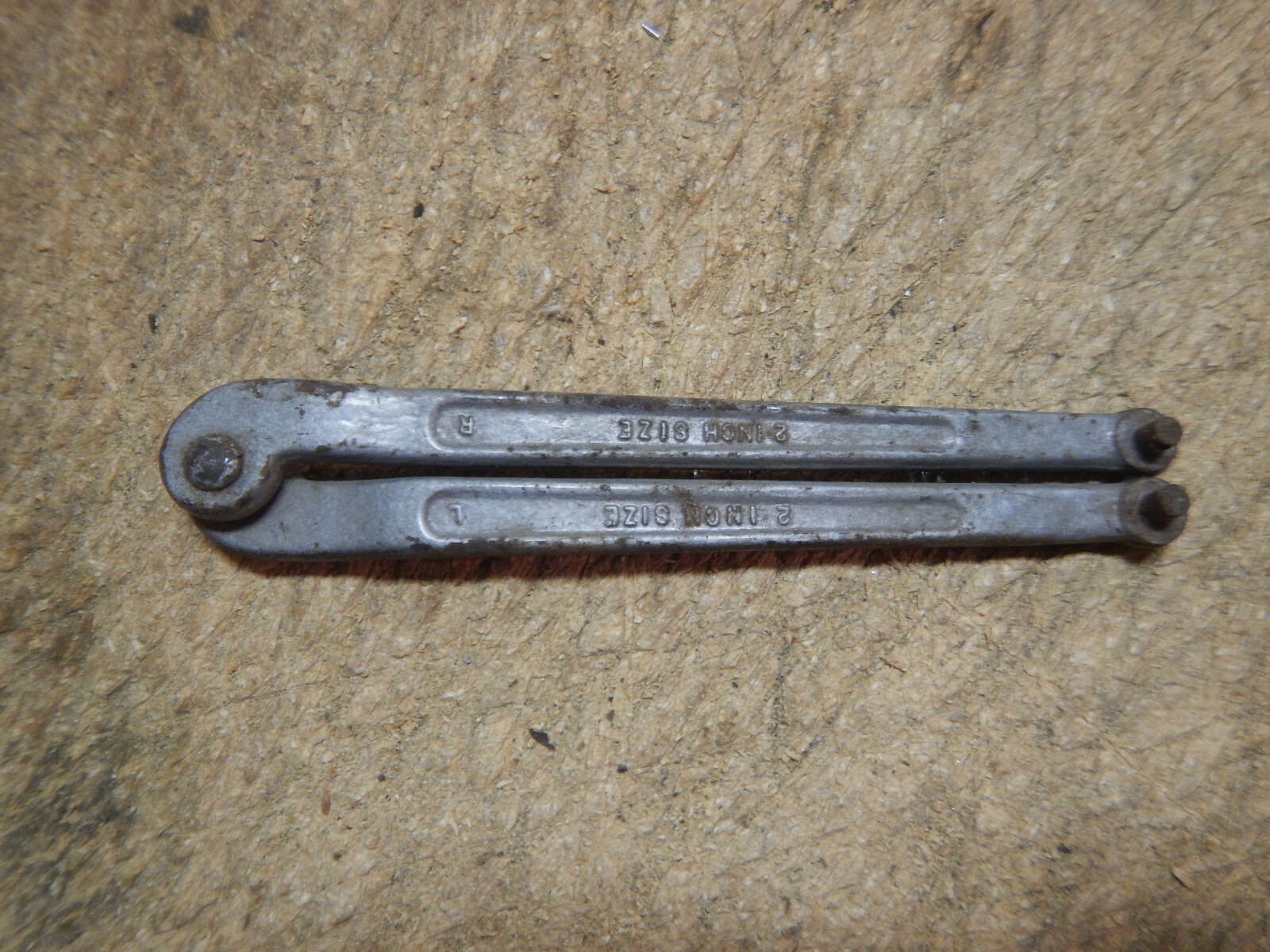 OLDER ARMSTRONG 2″ ADJUSTABLE FACE SPANNER FOMOCO FORD MOTOR COMPANY