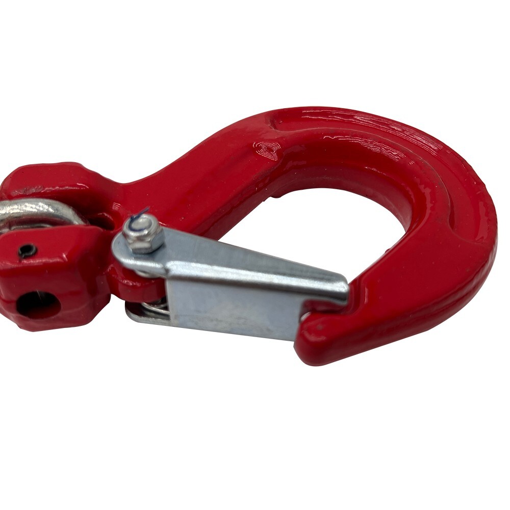 4.9FT Chain Sling G80 Manganese Steel Galvanized Chain Hoist Lifts 4 Ton with 4