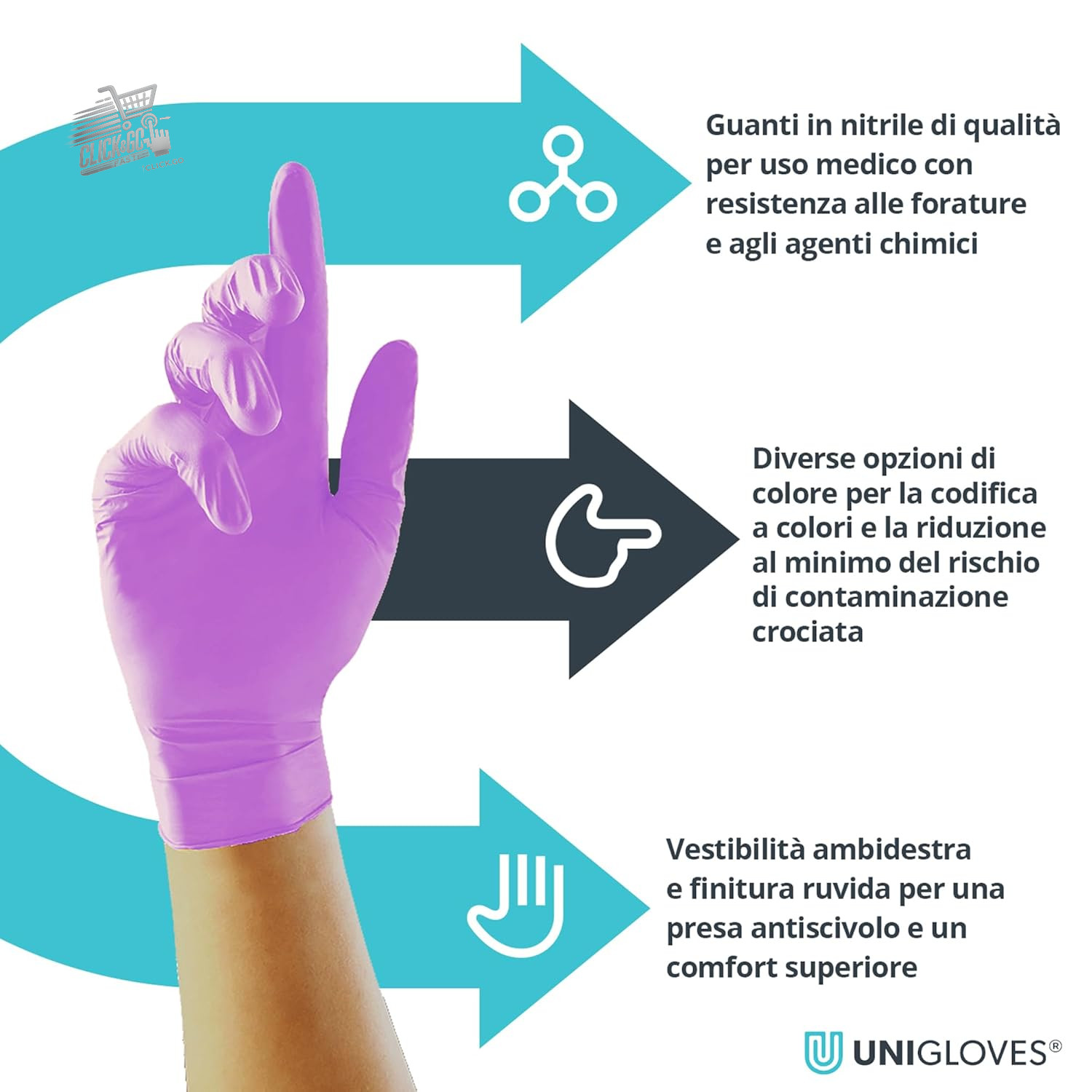 Purple Pearl Latex Powder Free Disposable Food Medical Nitrile Gloves XL 10