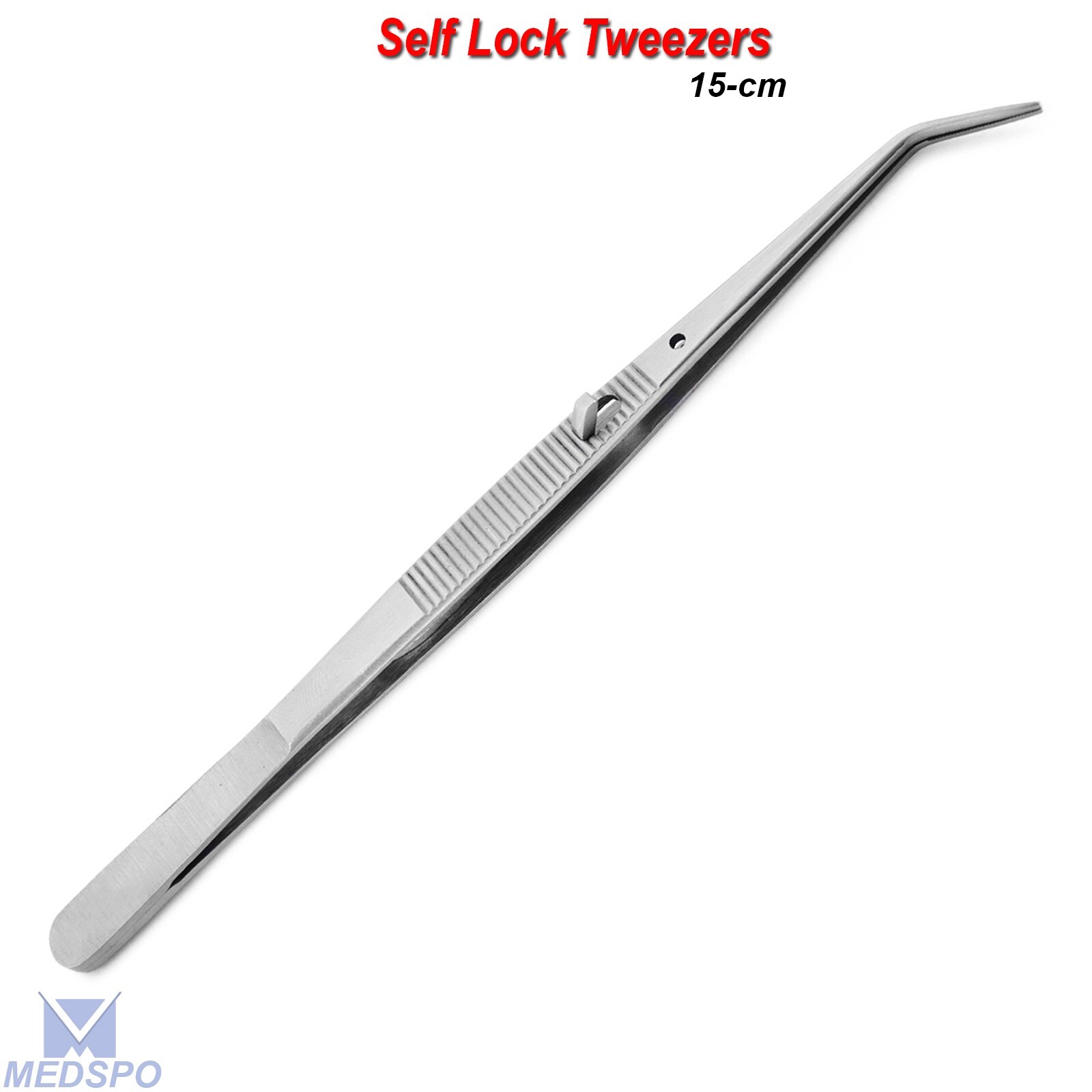 Surgical Cotton Dressing Tissue Tweezers Self Locking Forceps Dental Instruments