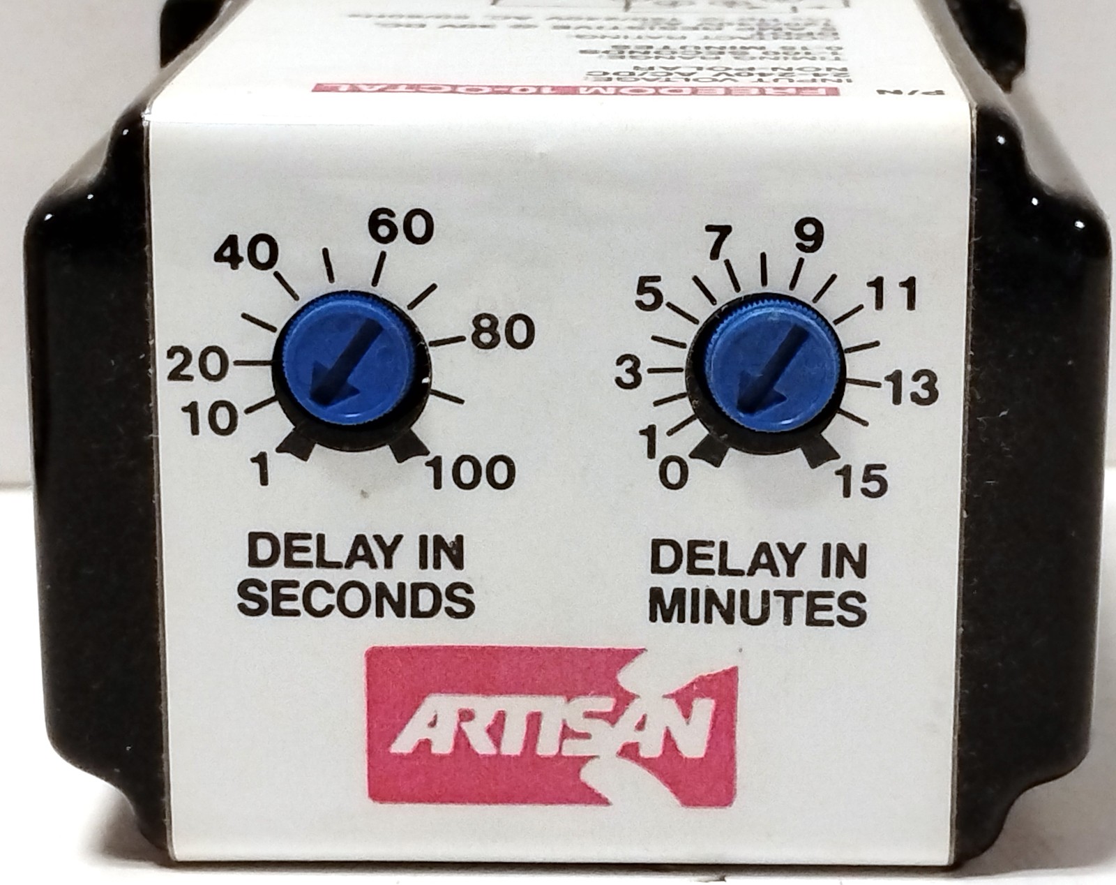 Artisan FREEDOM10/OCTAL 24-240 V AC 5 A Adjustable Delay-On Time Delay Relay