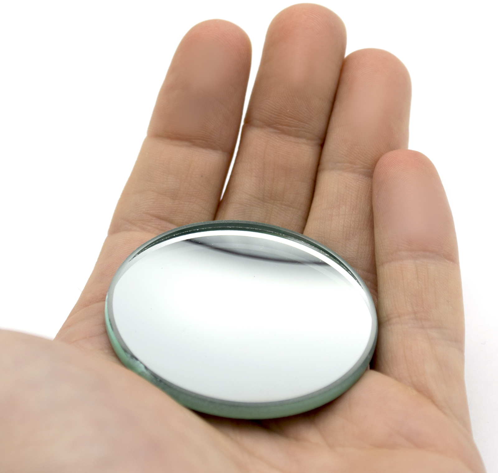 Round Concave Glass Mirror – 2″ (50mm) Diameter – 50mm Focal Length – 3.3mm