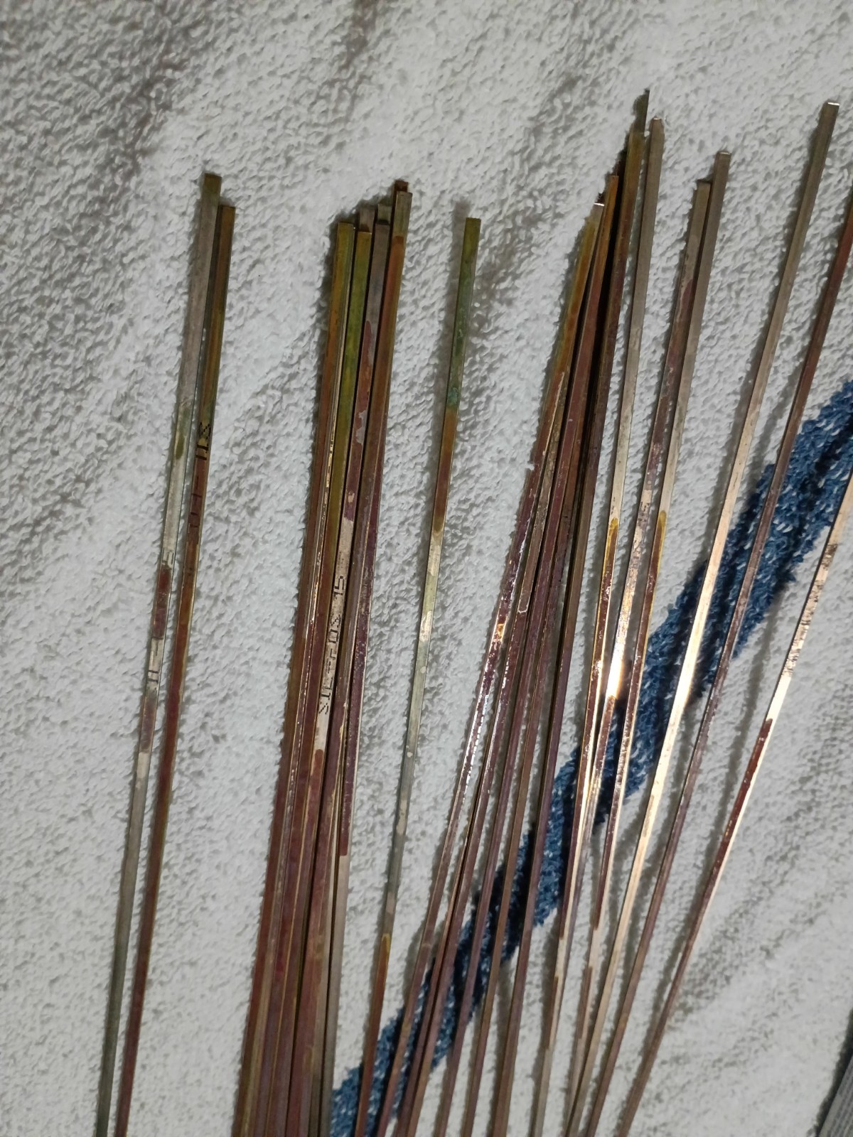 95150 Lucas Milhaupt Sil Fos Silvaloy 15% Silver Solder 28 Rods 1 pound solder