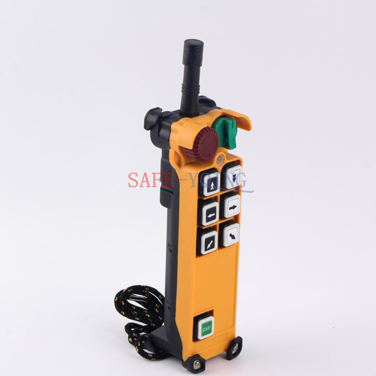 2 Emitter +1 Receiver Hoist Crane Radio Wireless Remote Control F24-6D 18~65V