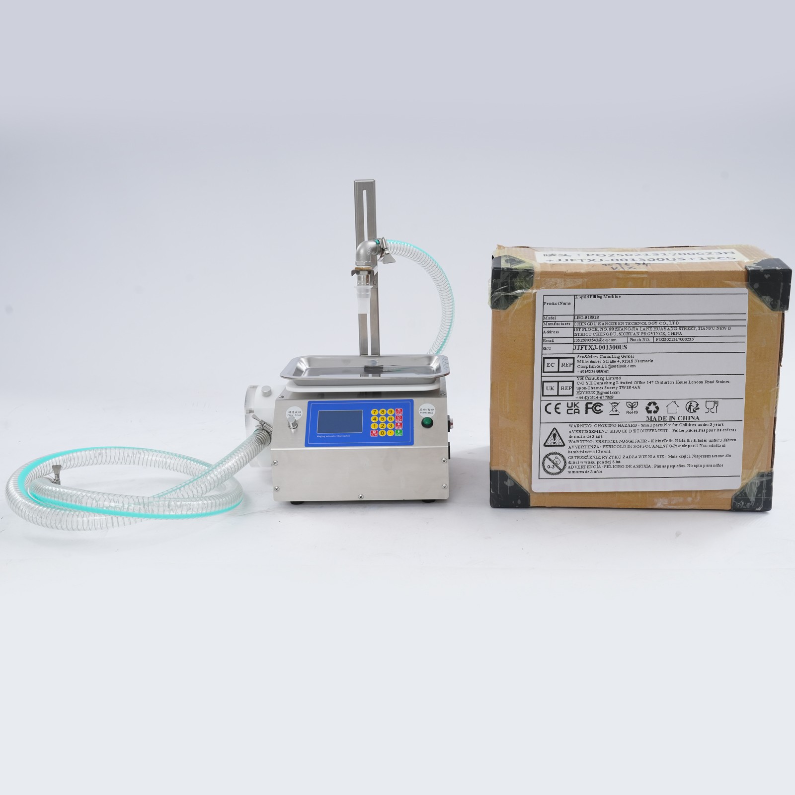 Single Head Automatic Liquid Paste Filling Machine Honey Bottle Filler 10g-10kg