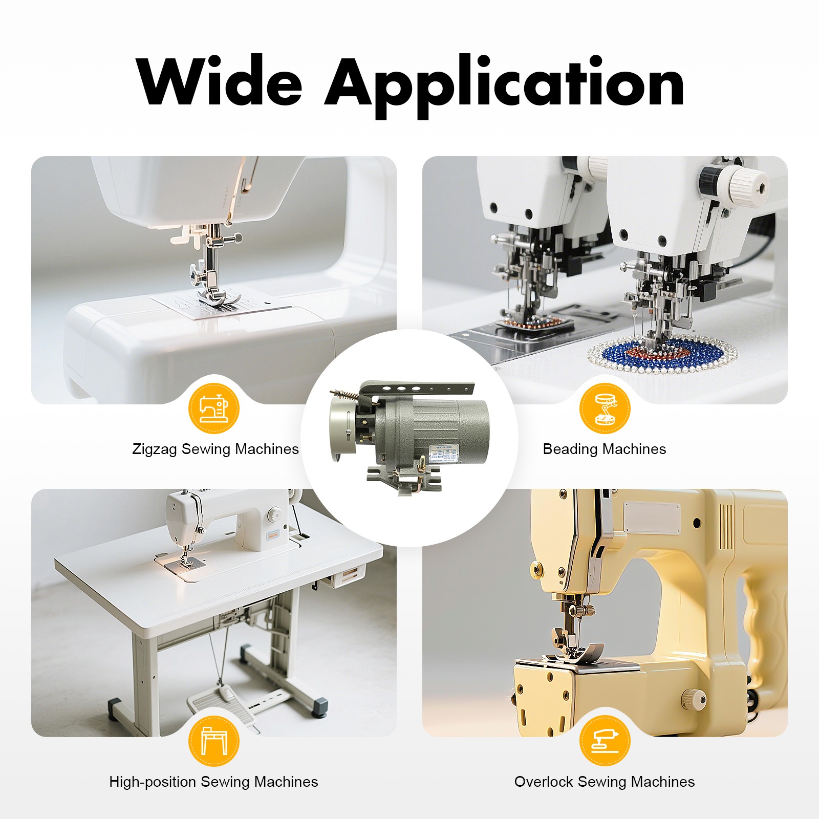400W Electric Sewing Machine Motor Clutch Motor For Industrial Sewing Machine