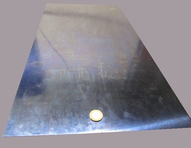 Blue Tempered Spring Steel Shim 0.050″ x 12.375″ x 24″ Length