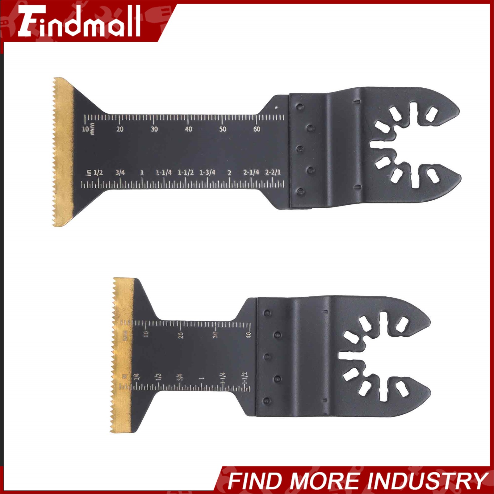 Findmall 100 PCS Multitool Blades Kit Japanese Tooth Oscillating Saw Blades