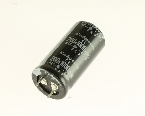 LOT OF FOUR ERS102M20025X5085 RUBYCON CAPACITOR 1,000UF 200V