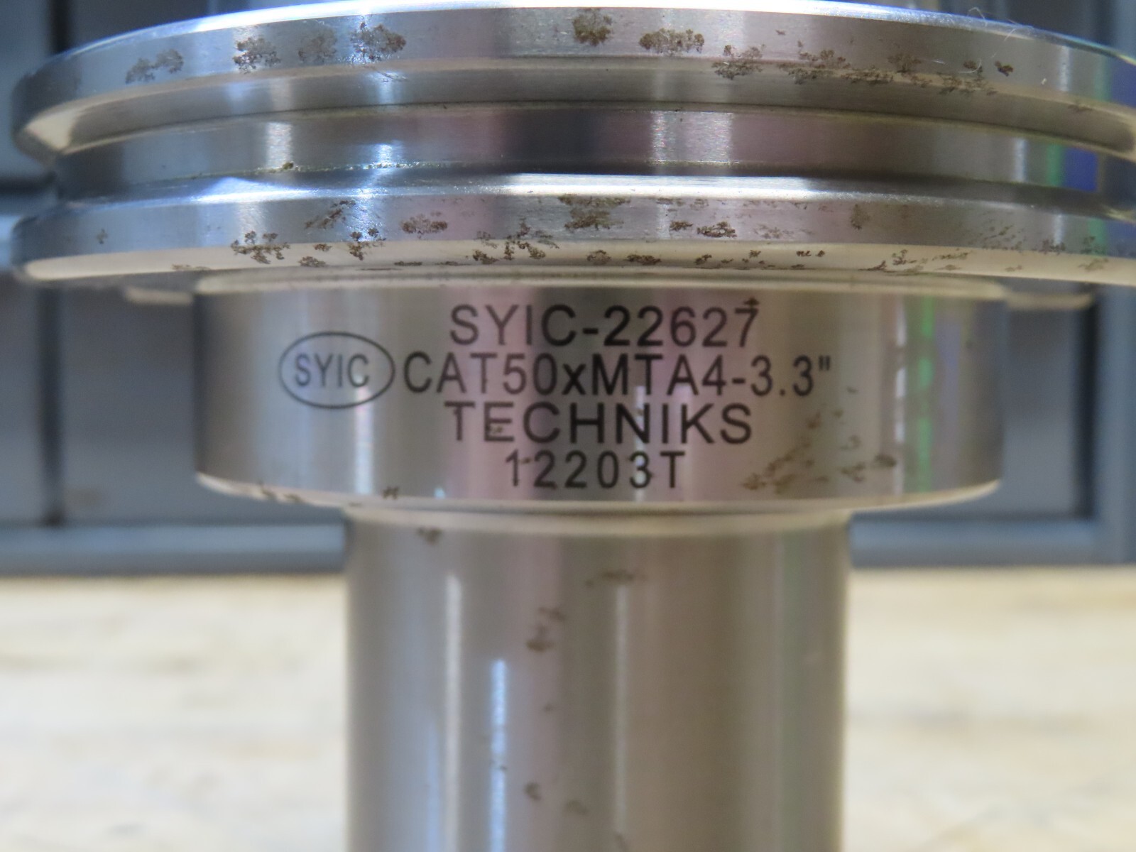 Techniks SYIC 22627 CAT50xMTA4-3.3″ CAT50 MT4 taper shank adapter (B)
