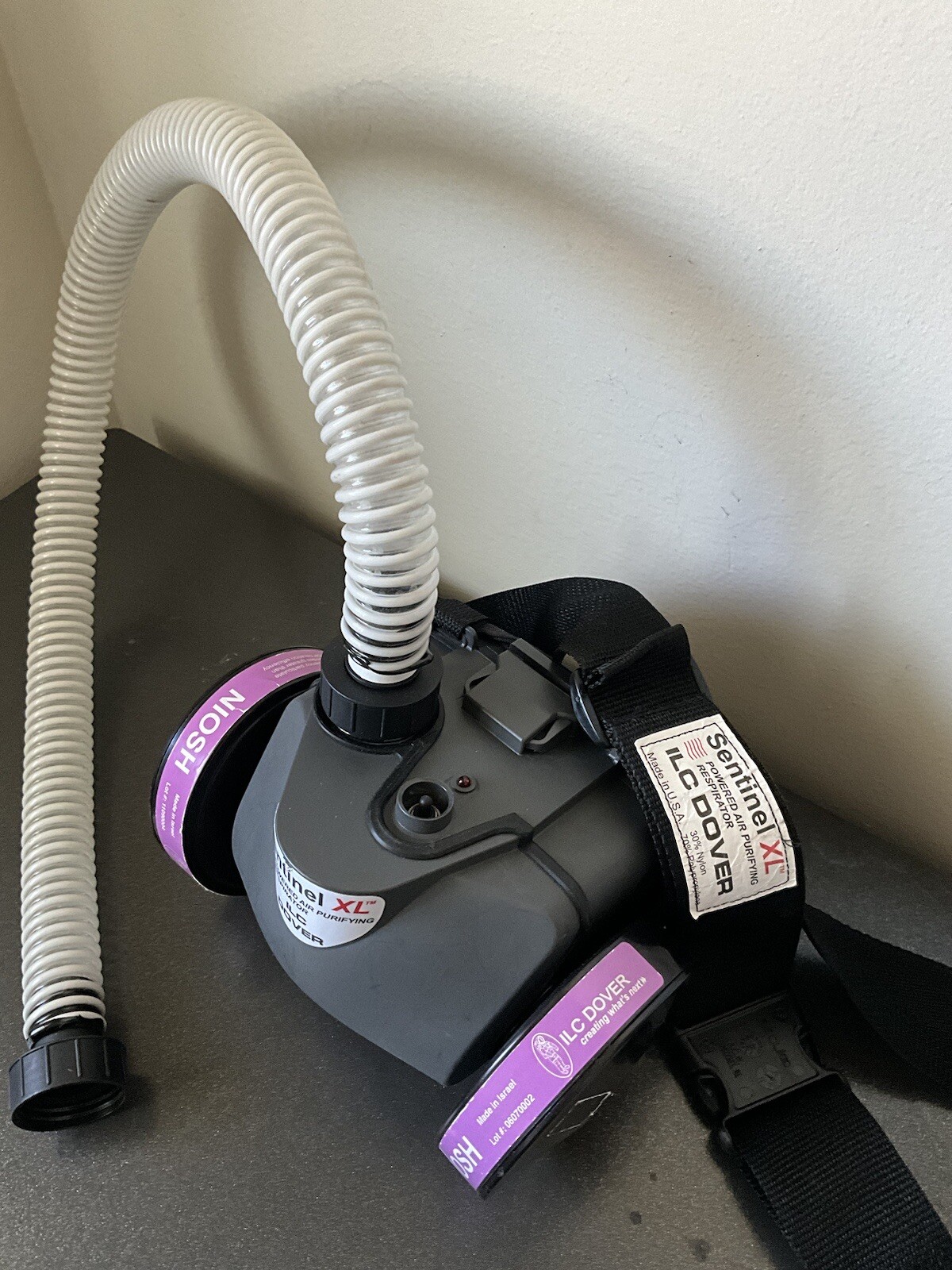 ILC DOVER S-4002 SENTINEL XL POWERED AIR PURIFYING RESPIRATOR ( AS SHOWN )