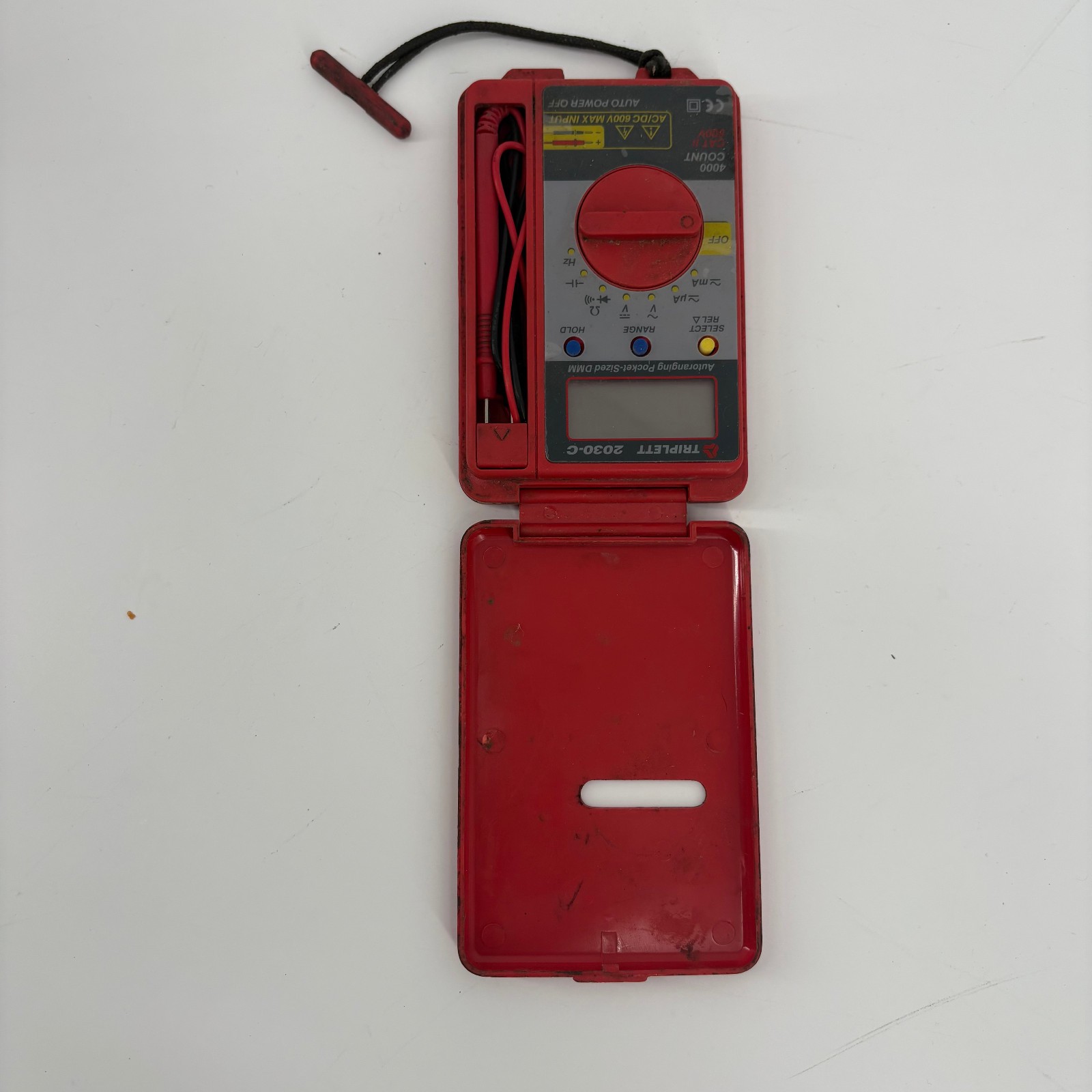 Triplett 2030 Digital Multimeter, 600 V Max Dc, 0.1 Mv Max Ac, Average, 4,