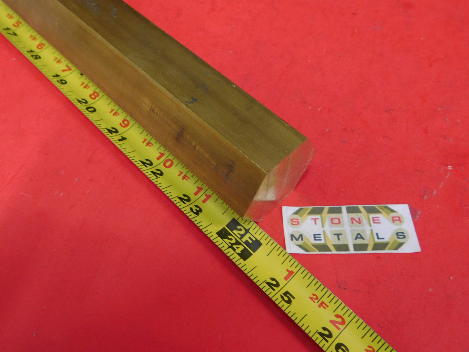 1-1/2″ C360 BRASS HEX BAR 24″ long New Lathe Bar Stock 1.50″ Hex 1/2 Hard