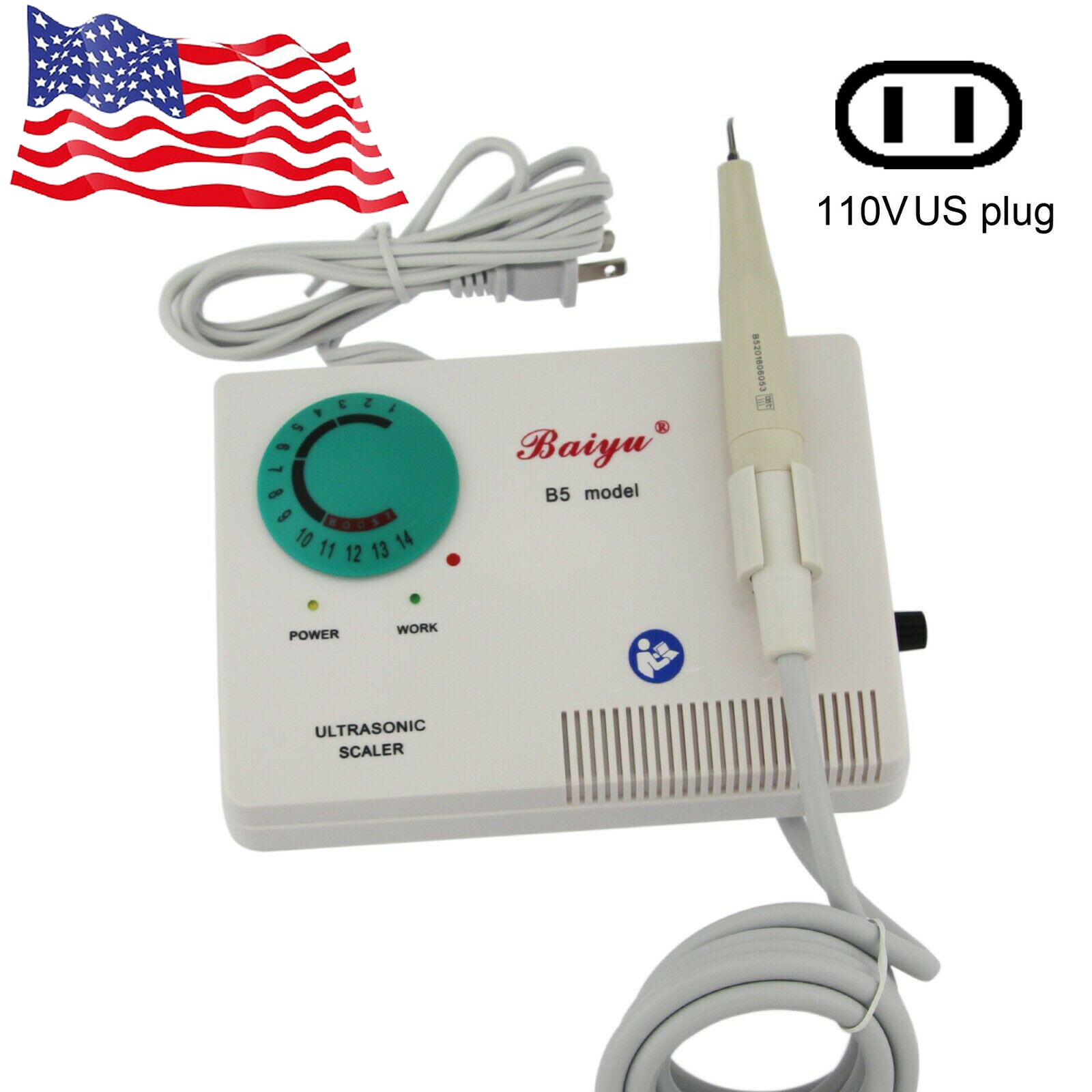 Dental Ultrasonic Piezo Scaler EMS Cavitron Electric Hygenist Teeth Cleaner Tips