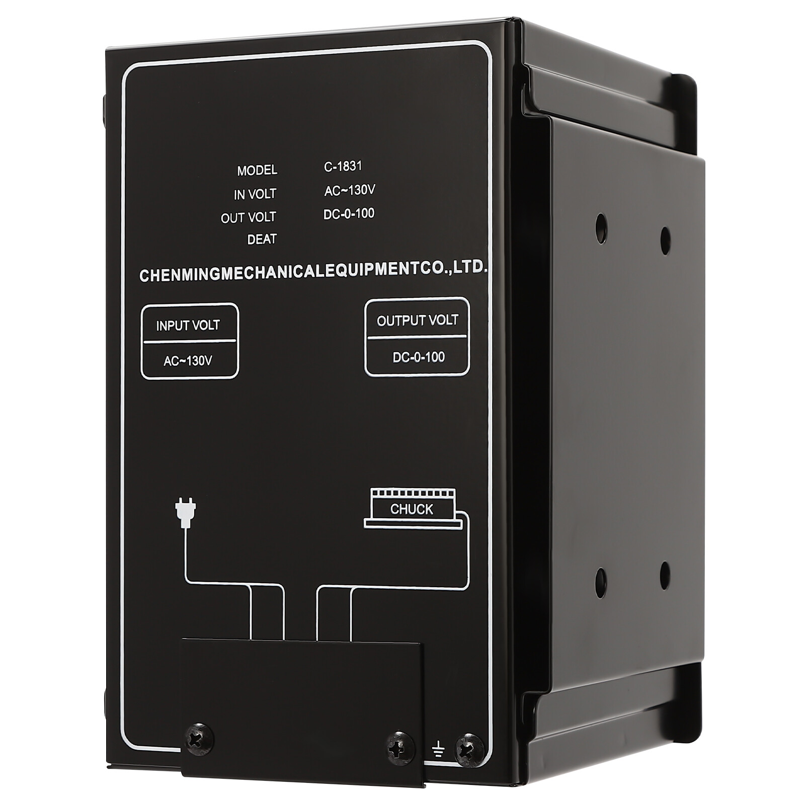 Electro Magnetic Chuck Controller 0-100V 5A DC Magnetic Force Adjustable 110V