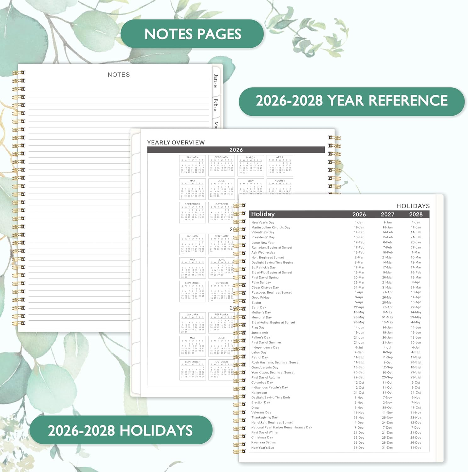 2026-2027 Monthly Planner – Monthly Planner 2026-2027 from Jan. 2026 to Dec. 202