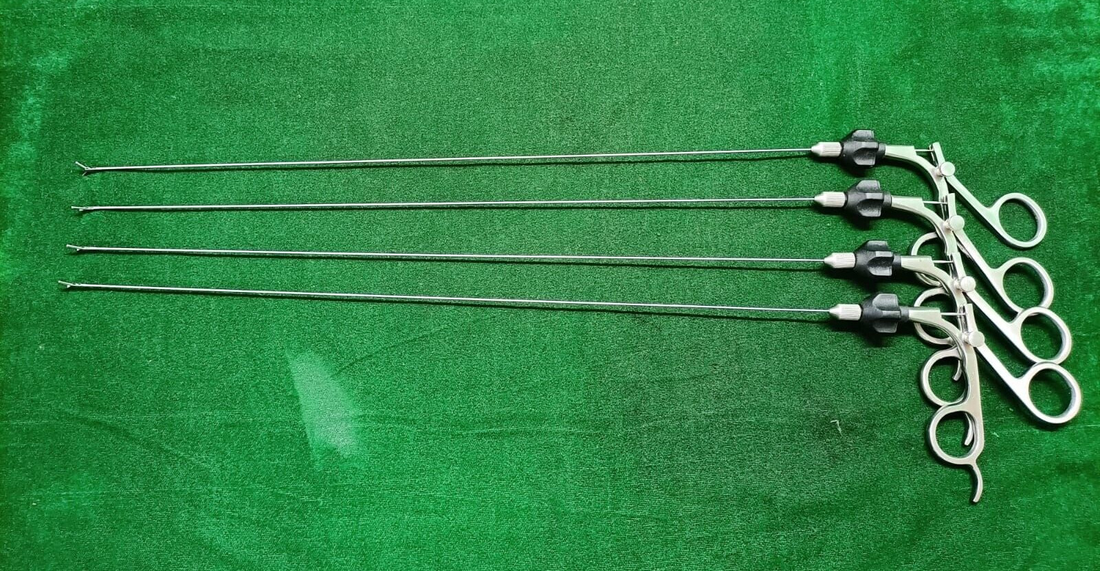 4pc Hysteroscopy Semi Rigid Alligator 5FR with Black Rotar Reusable Instruments